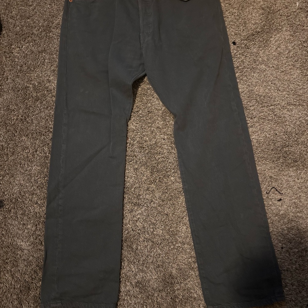Levi's Charcoal 501 Jeans